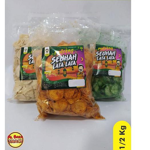 

Limited [KF7] Molreng Seuhahlata lata keripik pedas kemasan setegah kilo Camilan Keripik