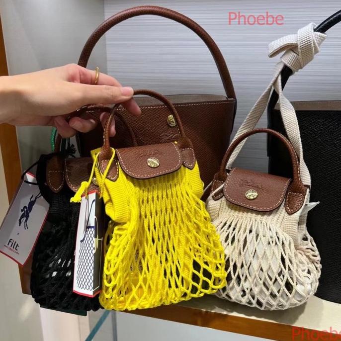 TAS WANITA LC LE PLIAGE FILET CROSSBODY BAG