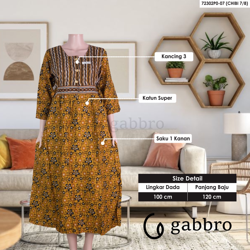 GABBRO | DASTER HAP LENGAN PANJANG 7/8 [ASLI]