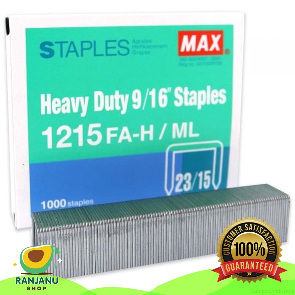

Isi Stapler 1215 Fa-H Max/Isi stapler max no 1215/staples jilid