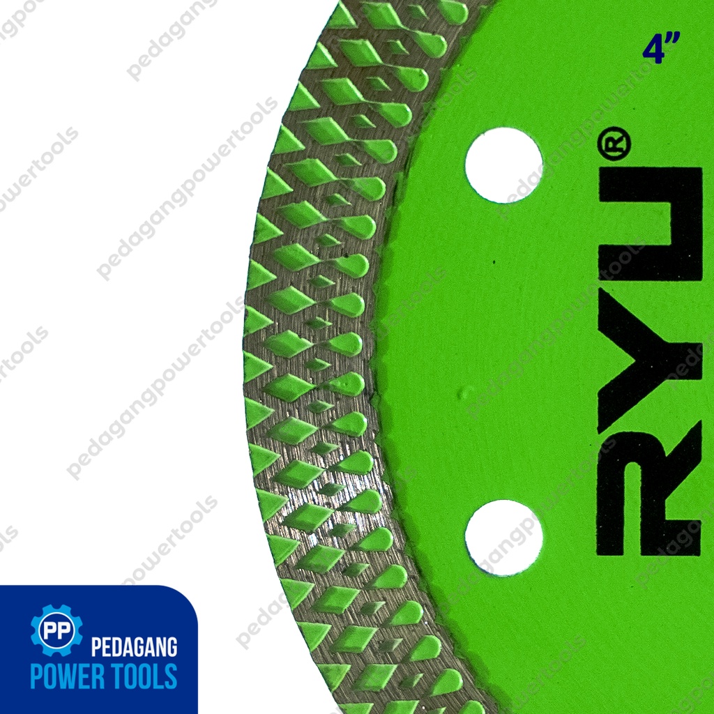 RYU TURBO DIAMOND WHEEL 4&quot; MATA GERINDA PISAU POTONG KERAMIK GRANIT