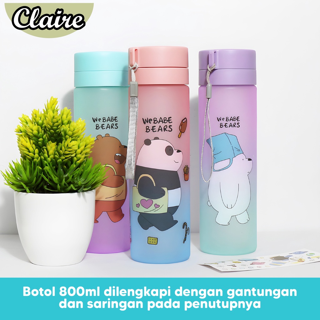 Botol We Babe Bears 2 IN 1 / BOTOL MINUM KARAKTER KAPASITAS 2 LITER