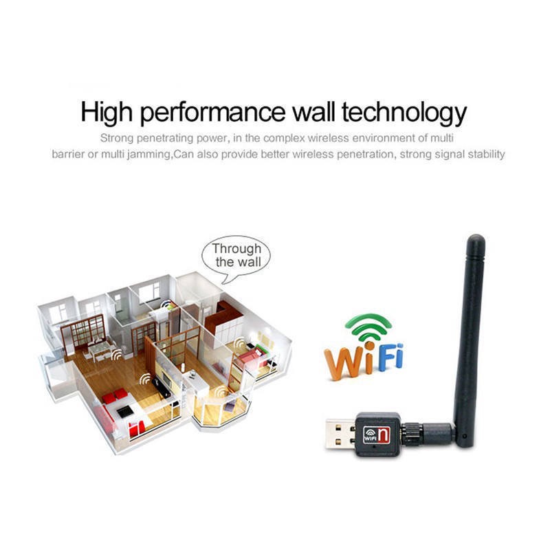 USB Wifi Adapter 150Mbps-USB Wifi Dongle Antena Wireless WIFI Receiver Nirkabel Portabel BARU Update USB Wifi Adapter Nirkabel