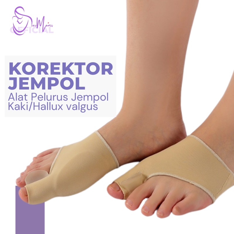 Korektor Jempol Kaki Bengkok Alat Pelurus Jempol Korektor Tulang Ibu Jari Kaki Bengkok Hallux Valgus Bunion