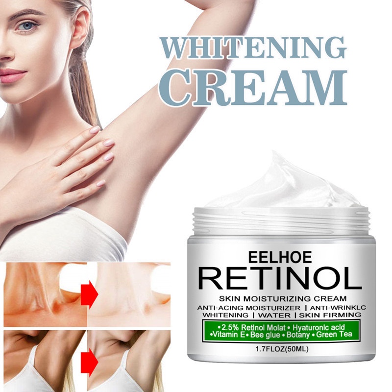 Krim Pemutih Ketiak dan Selangkangan Ampuh Selangkangan Hitam dan Pemutih Bokong Pemutih Badan Retinol Underarm Cream 50ML