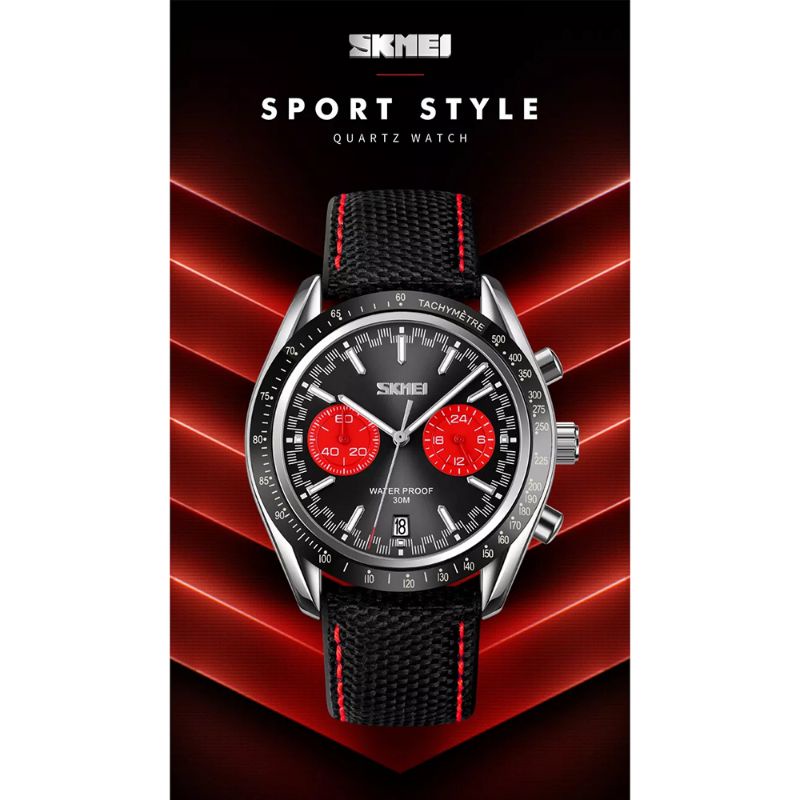 Jam Skmei 9292 chronograph bergaransi free gift box