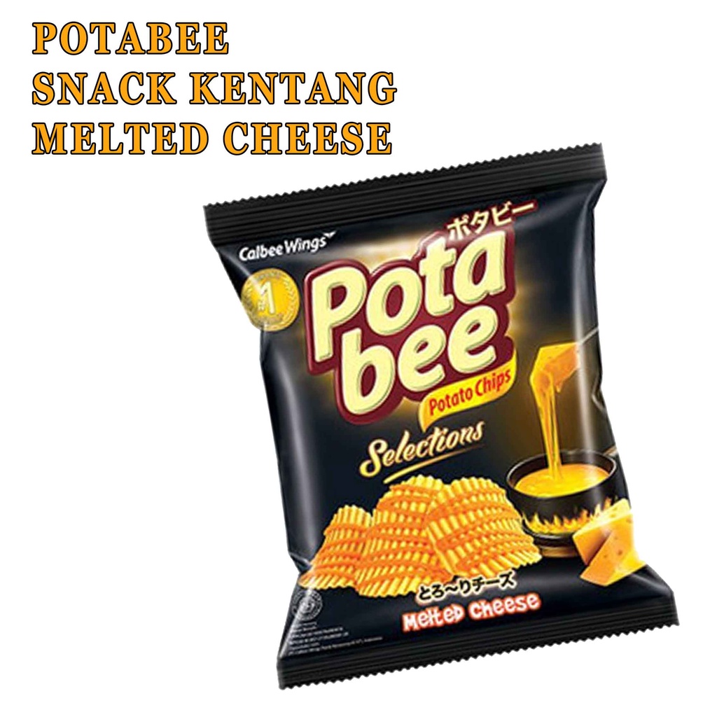 Snack Kentang* Potabee Snack* Melted Cheese* 57g