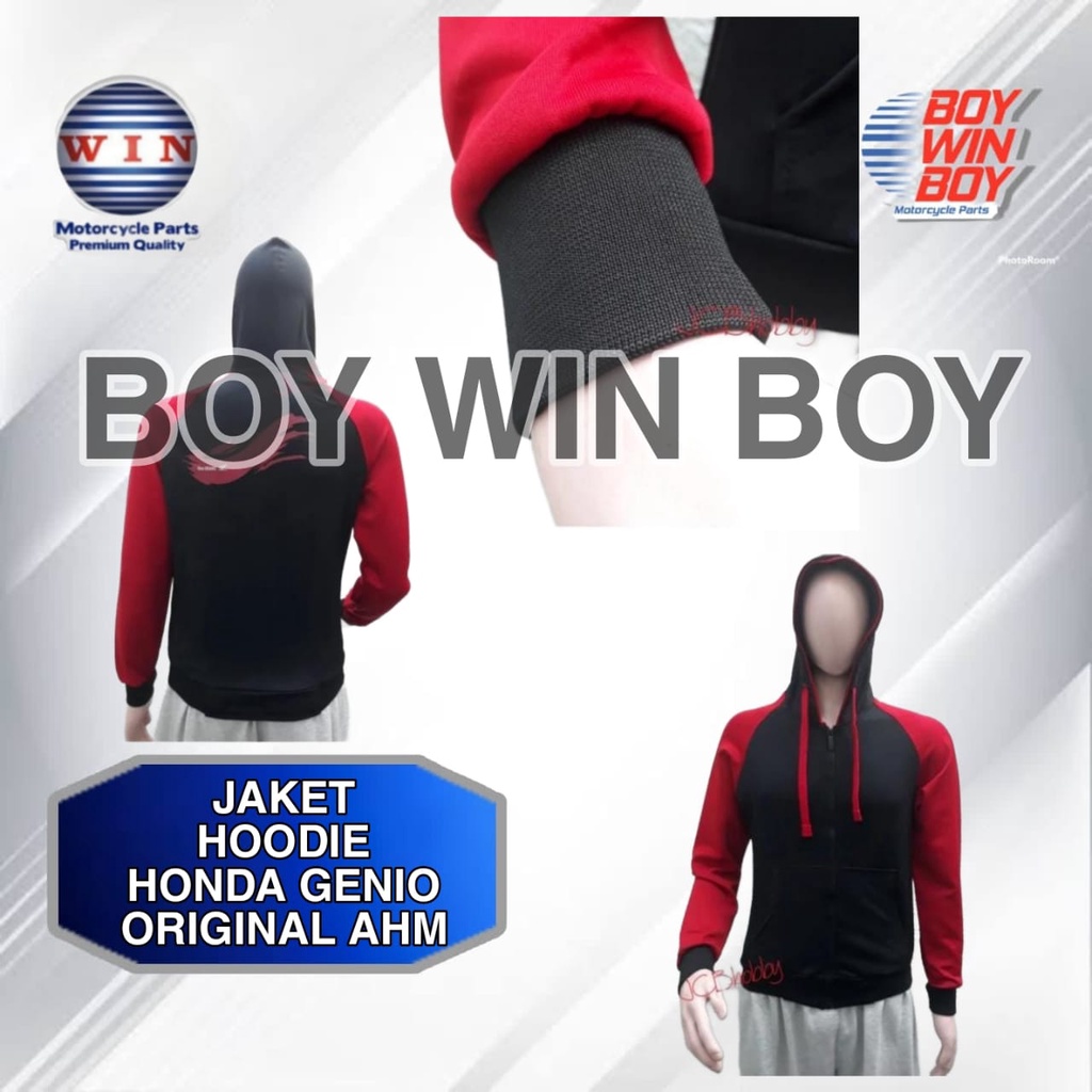Jaket Hoodie Honda Genio original AHM