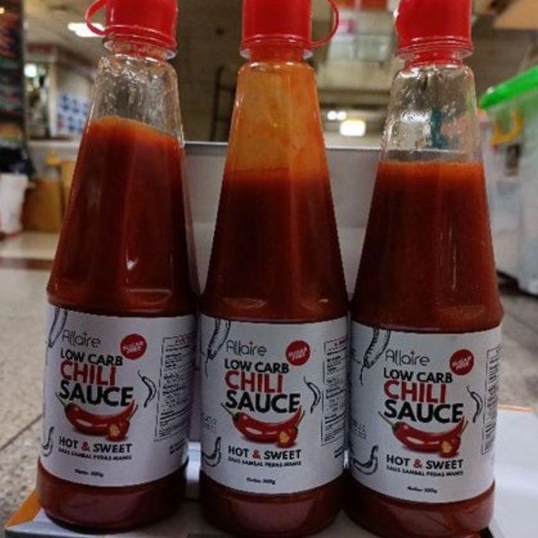 

Keto Chili Sauce Hot & Sweet 300gr Sugar Free ➼Laris