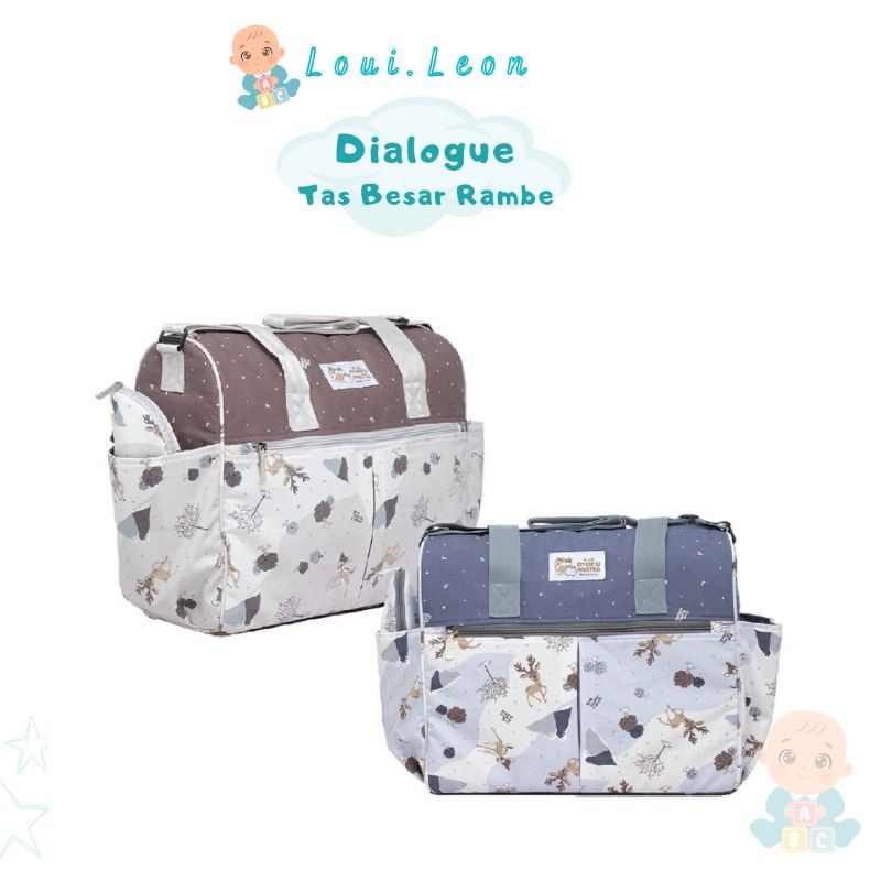 Moru Motto Tas Besar Bayi + Tempat Botol Susu Bambee Series MMT7010