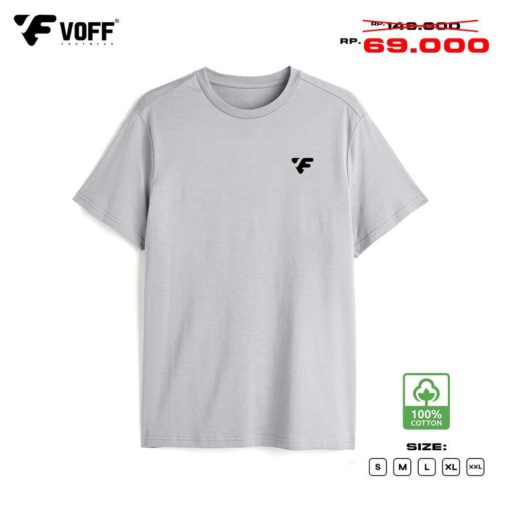 Voff -  Basic T Shirt Misty Grey