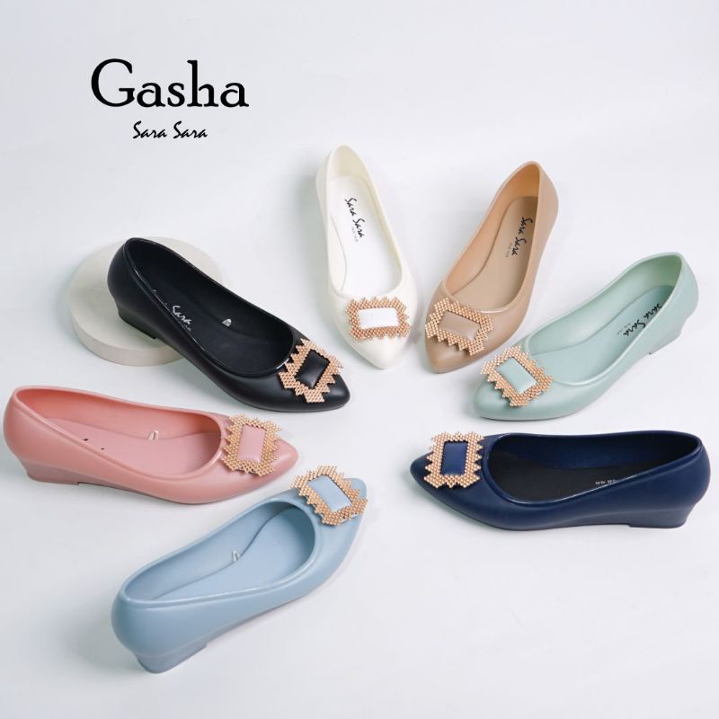 sara sara gasha/sepatu wanita flat sara sara gasha