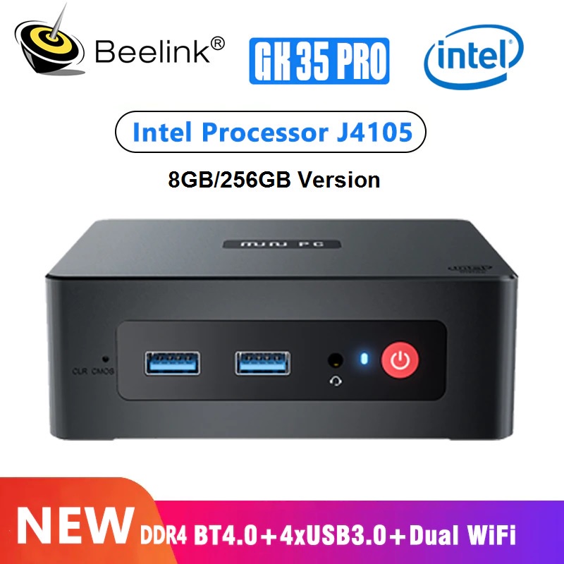 AKN88 - BEELINK GK35 PRO Mini PC - RAM 8GB ROM 256GB - Intel Celeron J4105