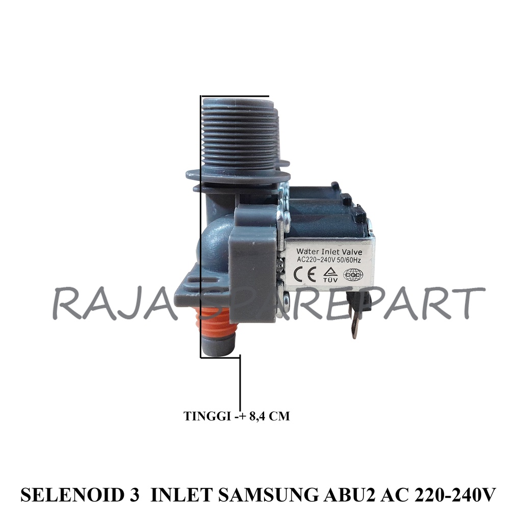 Selenoid / Water Inlet Mesin Cuci SAMSUNG 3 INLET ABU-ABU (AC 220V)