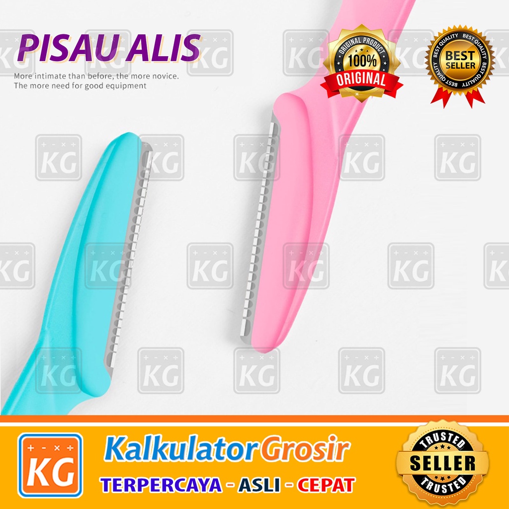 Pisau Cukur Alis / Cukuran Alis Cambang Serbaguna / Eyebrow Razor Blade Alat Kerik Manual Penghilang Rambut Halus Wajah Pencukur Bulu Halus Kulit