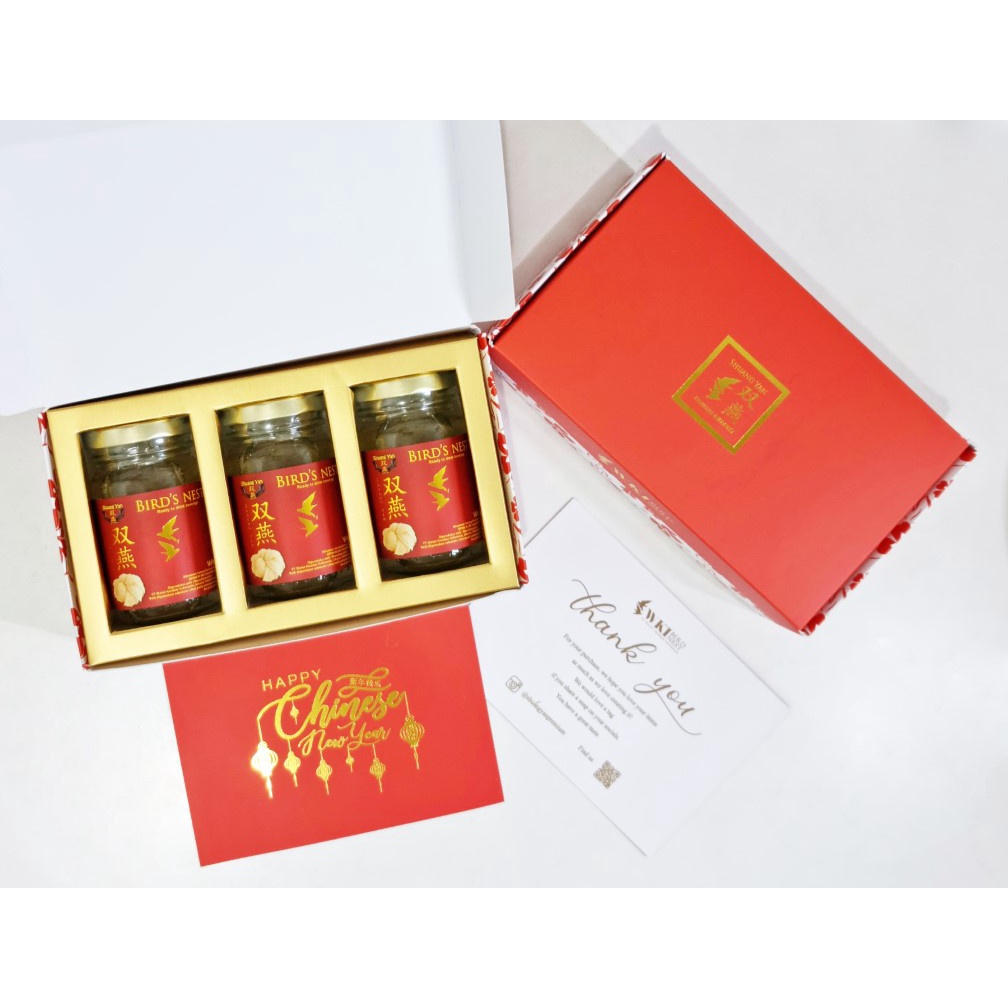 

SHUANG YAN - Birdnest Drink with Gift Box - 120ml x 3 botol