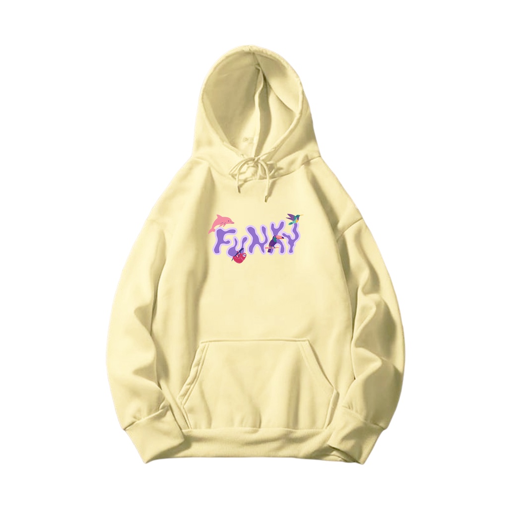 Hoodie Wanita Funky Sweater Wanita kece