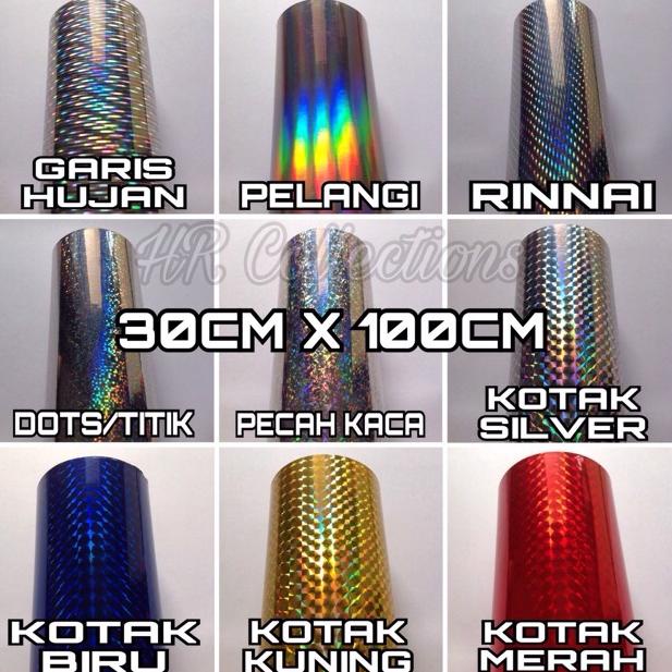 

PC7RB5865 STIKER / STICKER LURE 3D HOLOGRAM 30CM X 100CM