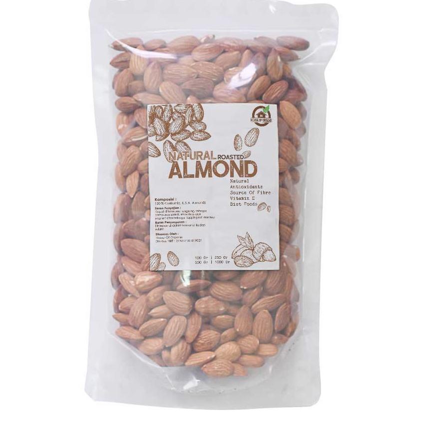 

FIA639 Natural Roasted Almond (Panggang) 100 Gr |||
