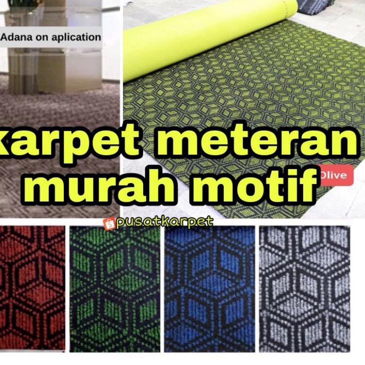 MEN SALE  karpet motif 2m bludru lantai rumah kantor hotel pameran masjid gereja kamar etalase studi