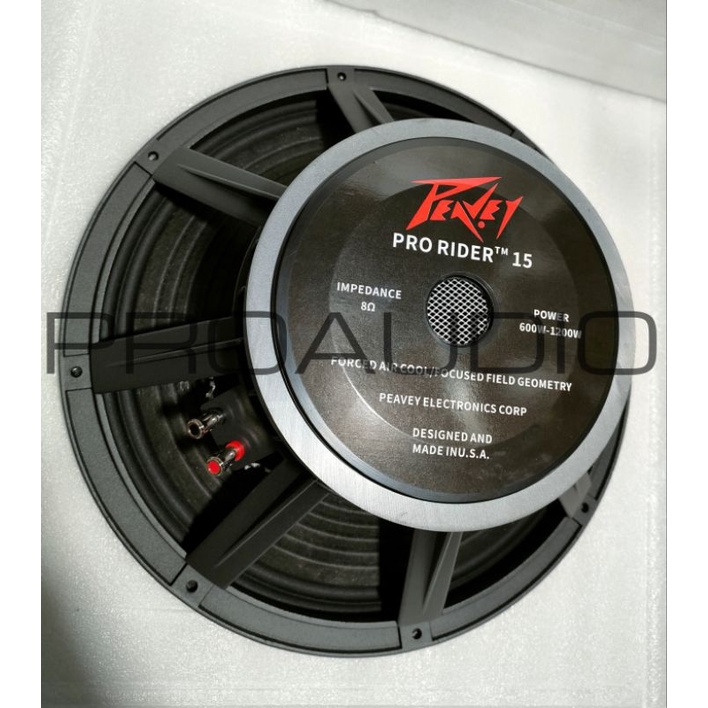 Speaker 15 Inch Peavey Pro Rider 1200 Watt Komponen 8 Ohm Babet