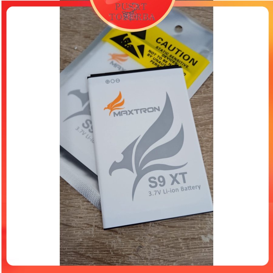 Baterai Maxtron S9 XT panjang 8.8 lebar 6 baterai battery batre - MAXTRON S9 XT