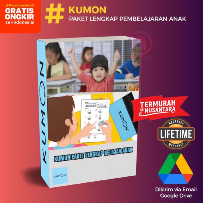 Jual Kumon Paket Lengkap Pembelajaran Anak - Media Pembelajaran Guru Orang Tua Berkualitas