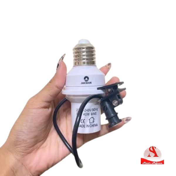 FITTING SENSOR E27/ FITTING OTOMATIS / FITTING OTOMATIS CAHAYA/ FITTING LAMPU/ JAKMAN/ FITTING OTOMATIS MURAH