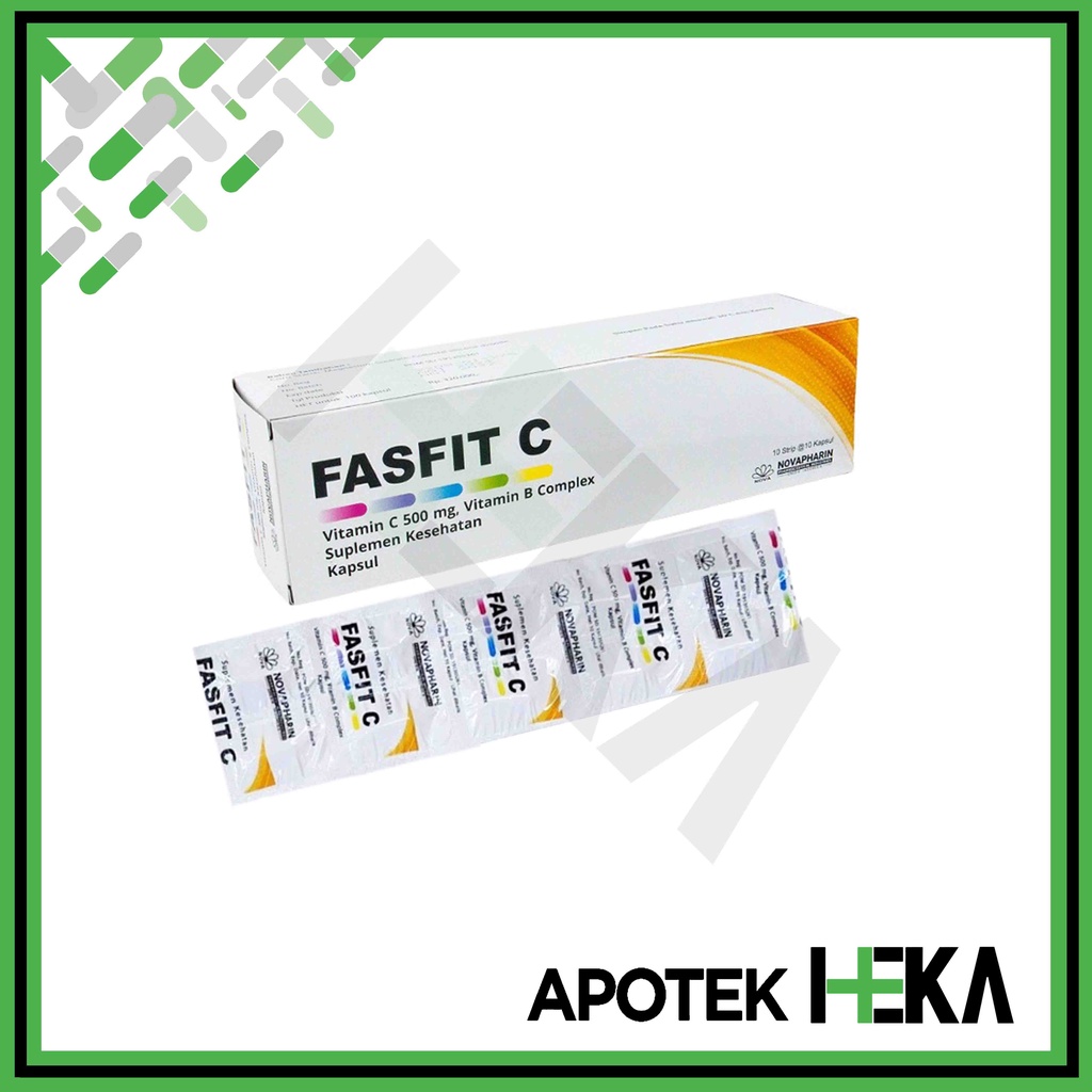 Fasfit C Box isi 10x10 Tablet - Vitamin C B Kompleks (SEMARANG)