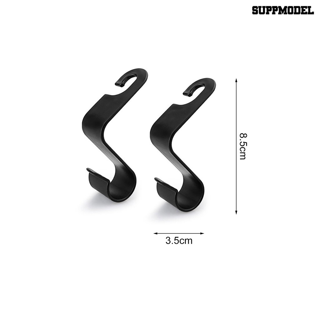 [SM] 2pcs Universal Kursi Kembali Kait Nyaman PP Hemat Ruang Kursi Headrest Hook Aksesoris Mobil