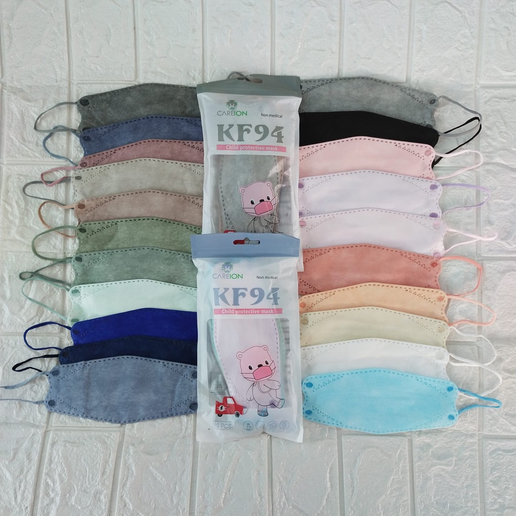 KF94 ANAK POLOS CAREION ISI 10 PCS