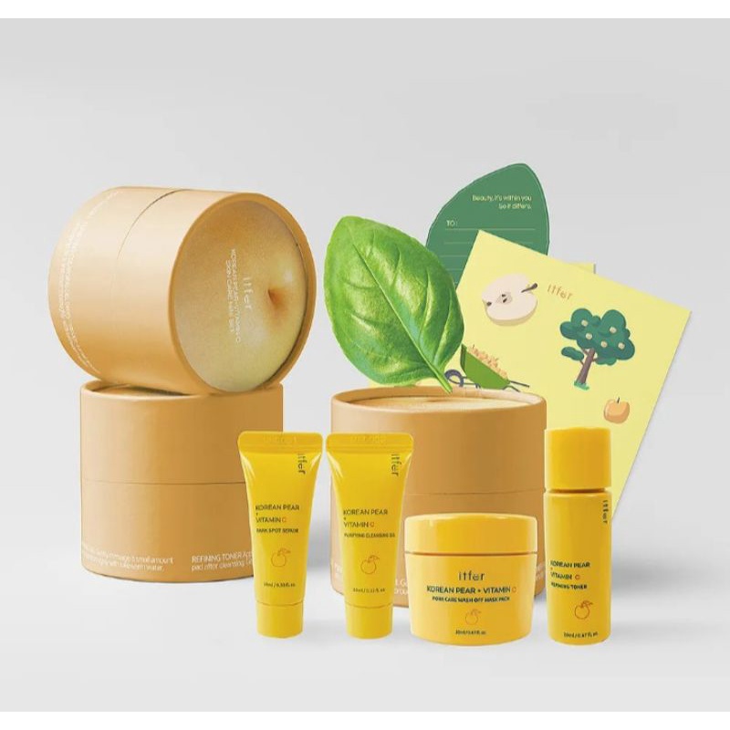 Itfer - Korean Pear + Vitamin C Skincare Mini Set