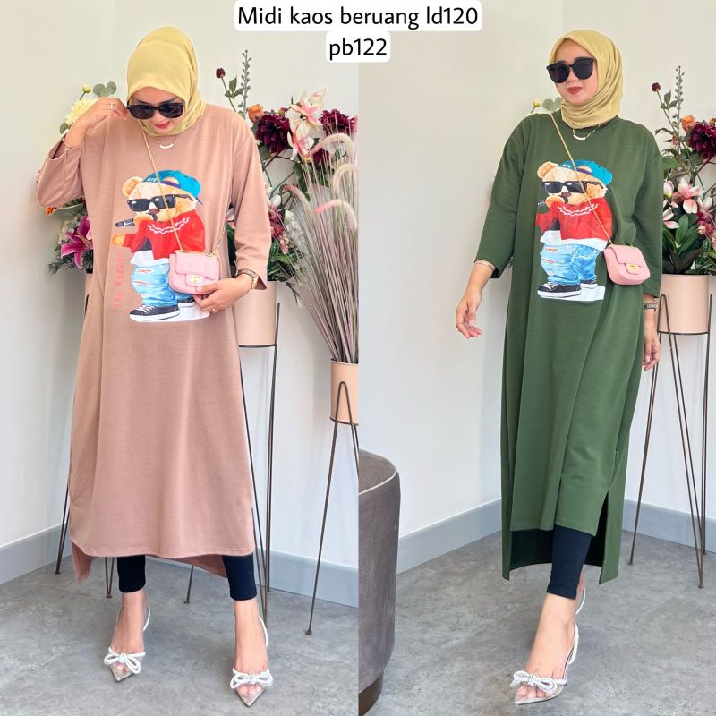 LONG TUNIK OVERSIZE PREMIUM/MIDI KAOS VIRAL PREMIUM/Tunik rayon tunik rayon viscose premium terlaris