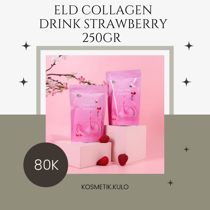 ELD COLLAGEN DRINK STRAWBERRY 250GR | ELD COLLAGEN