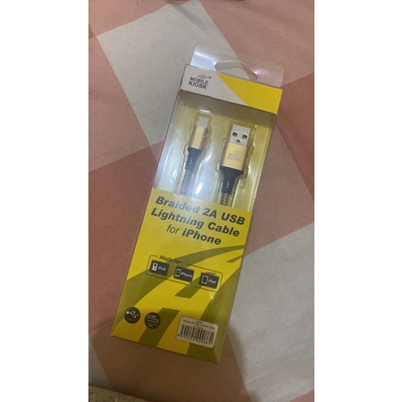 KABEL DATA IPHONE USB TO LIGHTNING ORI MERK MOBILE KIOSK