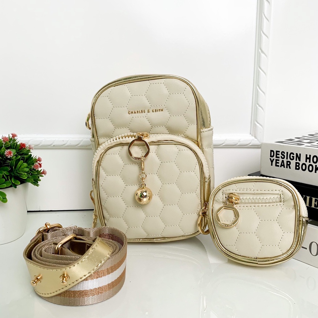 TAS SELEMPANG WANITA CK CK960 SLING BAG PREMIUM IMPORT