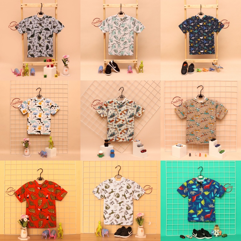 KAOS ATASAN HOODIE ANAK MOTIF PRINTING BAJU ATASAN ANAK 1-7 TAHUN PART 2