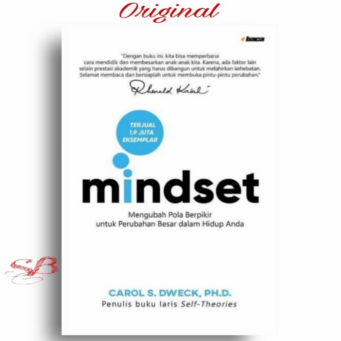 

Buku MINDSET Mengerti Kekuatan Pola Pikir Carol S Dweck ( Soft Cover)