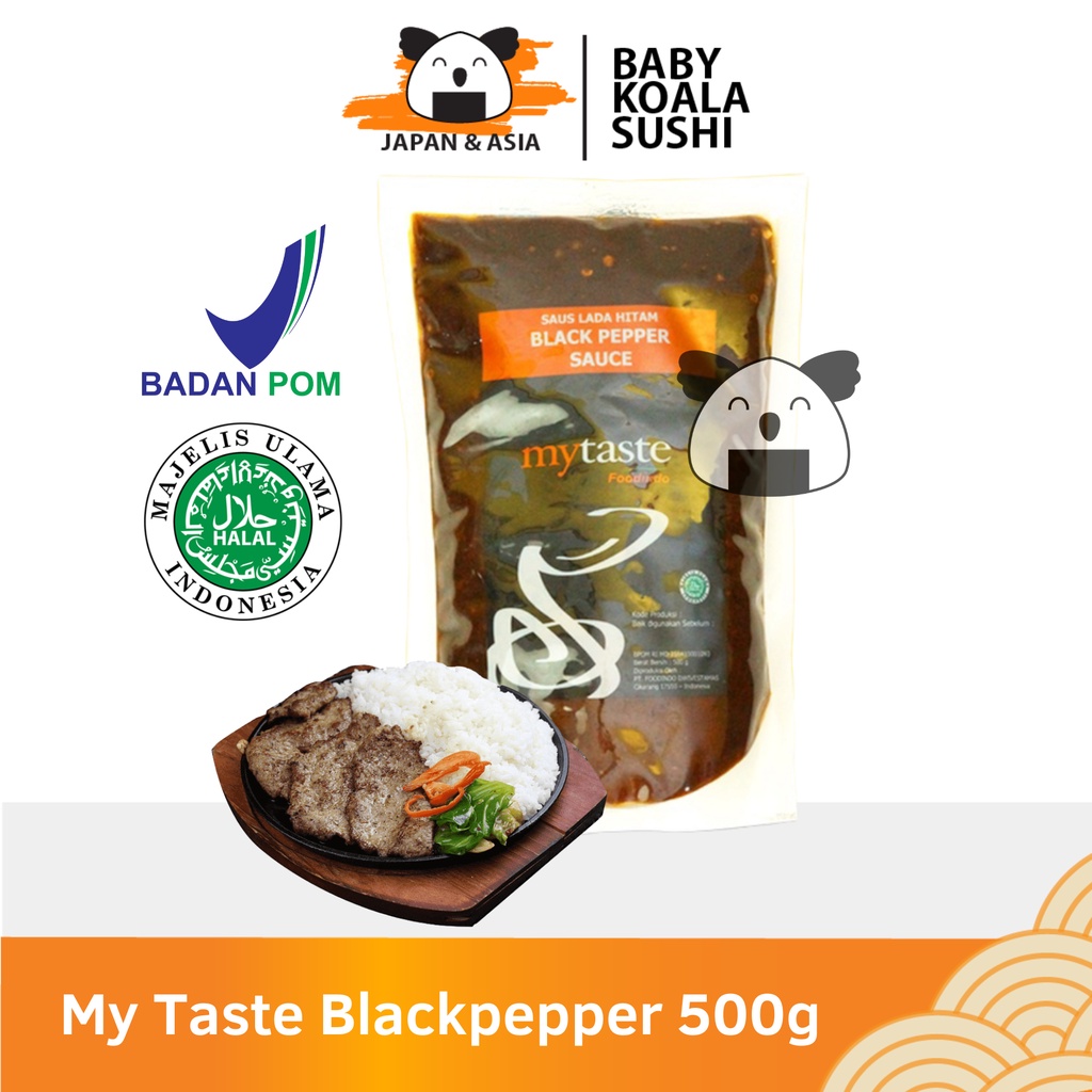 MY TASTE Blackpepper Sauce 500 g Halal │ Saus Cocol Rasa Lada Hitam