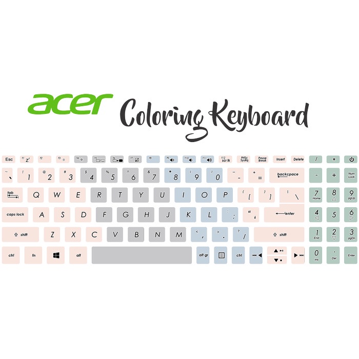 Skin Acer Stiker Keyboard Universal Keyboard Garskin Laptop Acer