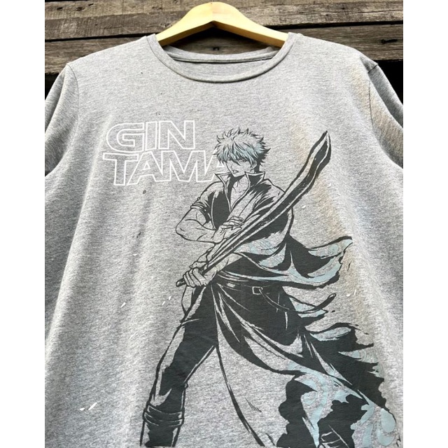 Kaos Anime Gintama Gintoki Sakata Banpresto Tag Second , Thrift , Bekas