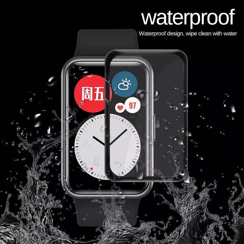 Pelindung Soft Glass Untuk Huawei Band7 6 4 3 Pro Smartwatch Full Cover Pelindung Layar Film Untuk Huawei Band7 Band 6Pro 4Pro 3Pro Strap