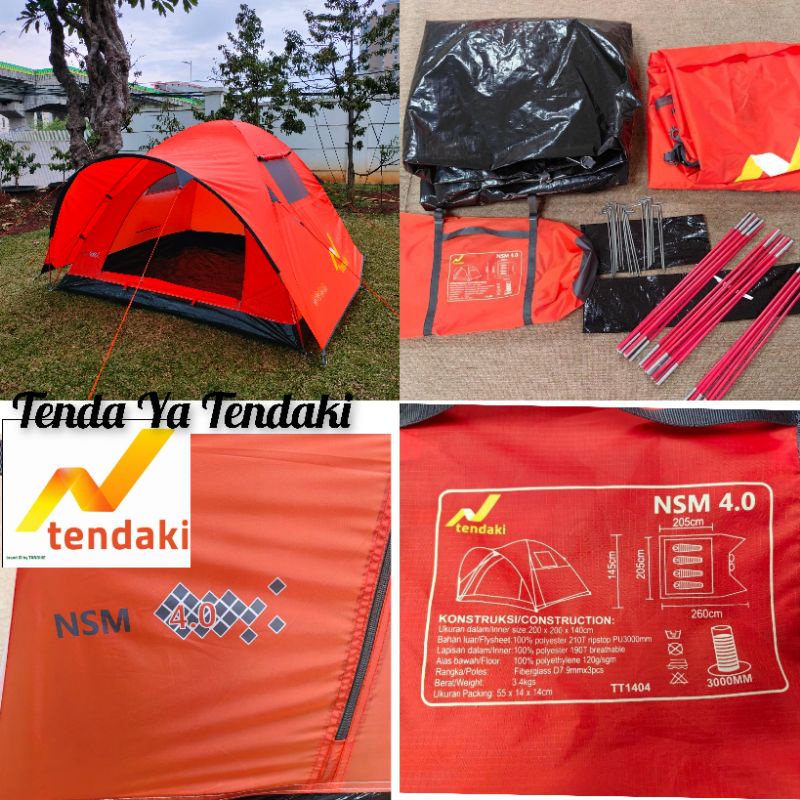 *Grosir tenda camping •tenda dome termurah •tendaki Borneo 4 •Nsm 4 •Java 4 Pro • Java 4 Light •Arundaya 4+ Air •Borneo 3 PU3000mm