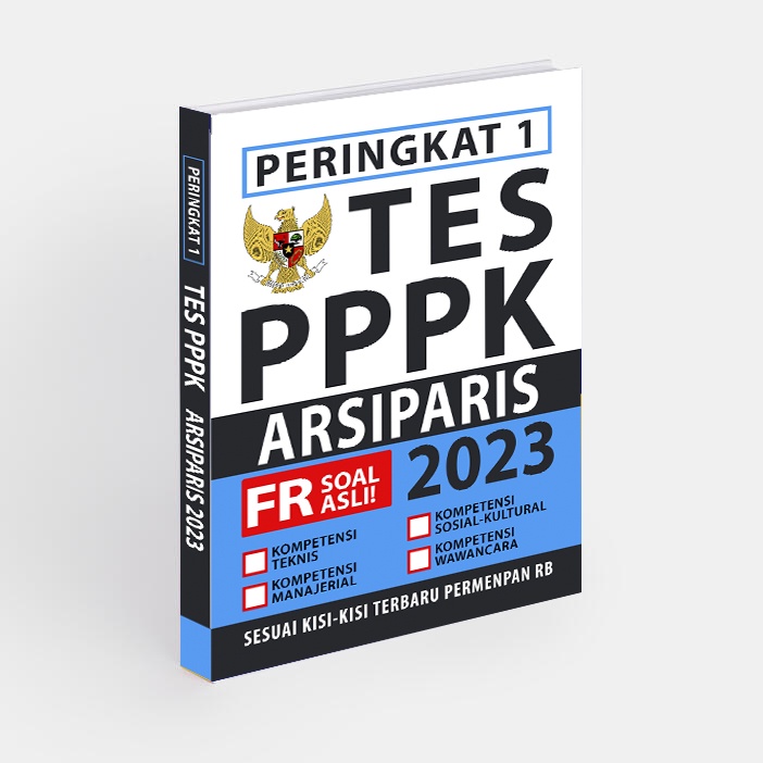 Buku PPPK ARSIPARIS 2023 - Peringkat 1 PPPK TEKNIS ARSIPARIS 2023 - Buku Original Soal dan Pembahasan