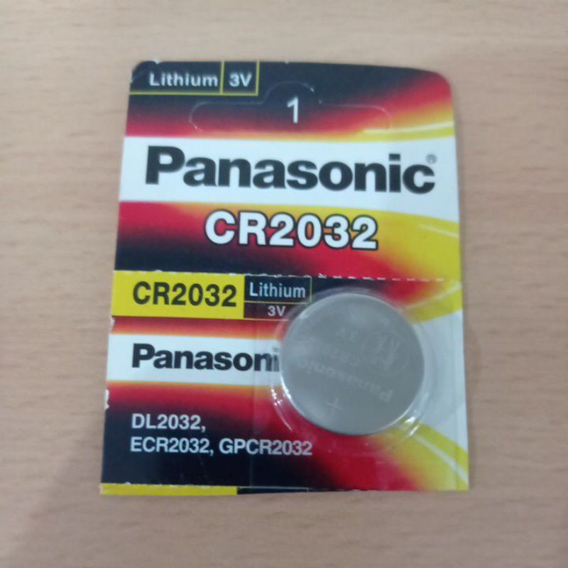 Baterai Panasonic 2032 model Gepeng Kancing