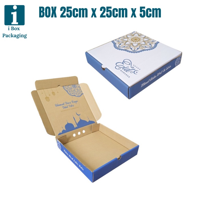 

[ 5pcs ] Dus Toples 250gr Isi 4 Lebaran Kotak Kue Pie Mini Eggtart Box 25x25x5cm Packaging Hampers Parcel Idul Fitri