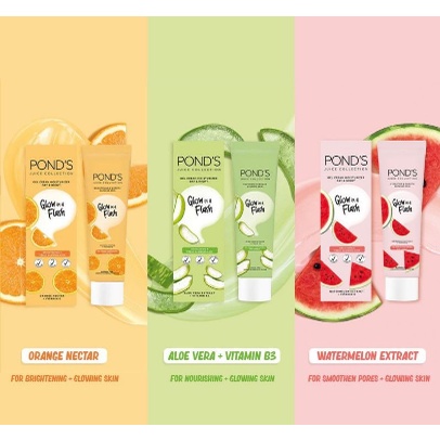 POND'S Juice Collection Glow In Flash Gel Cream Moisturizer 20G | Pelembab Wajah BY AILIN