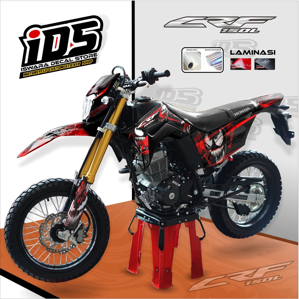 Decal CRF 150 L Full Body Stiker CRF 150L Full Body Dekal CRF 150L Venom