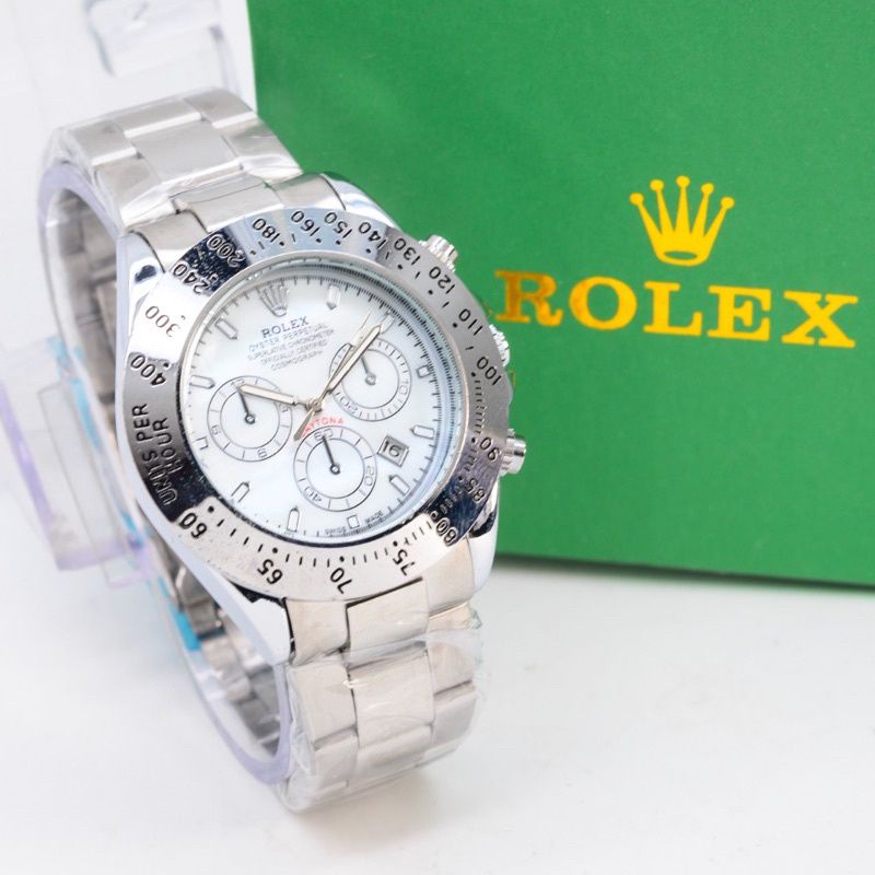 Rolex Daytona Jam Tangan Pria analog Rantai Date terlaris