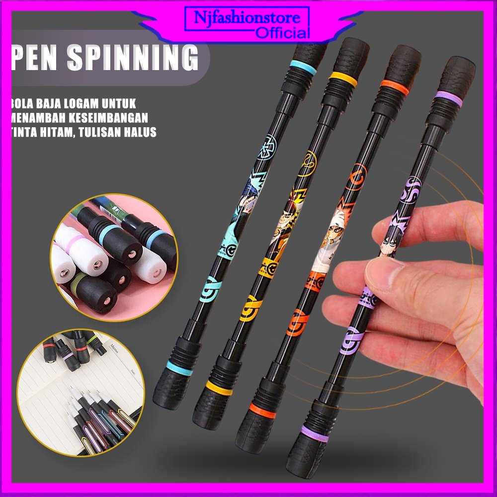 

Pulpen Putar Spinner/pen spinning anime anti slip anak/pulpen putar magnet NJFS